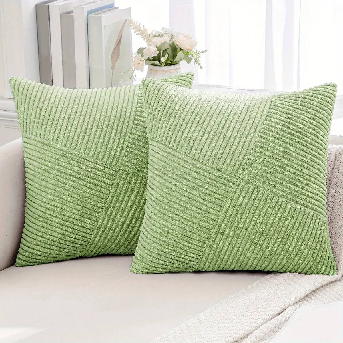 Fundas Pana Diagonal Salvia x2