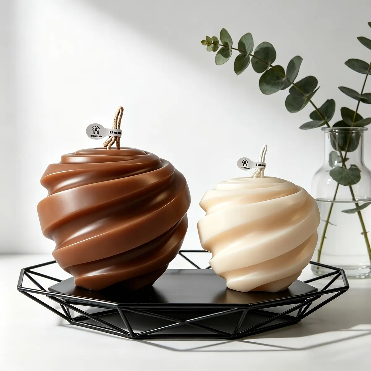 Vela Bola Espiral Grande